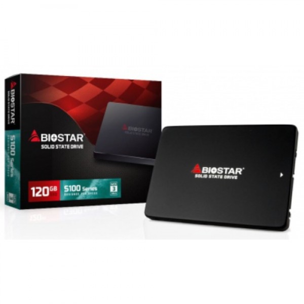 SSD 2.5 SATA3 120GB Biostar 530MBs/380MB/s   S100