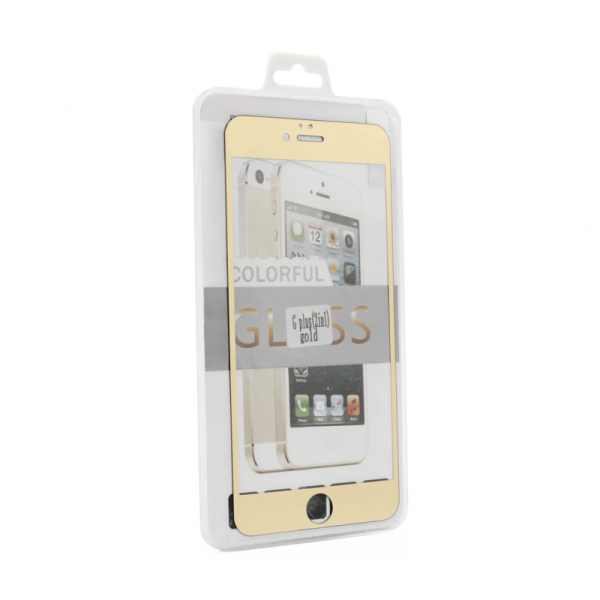 Tempered glass za iPhone 5 2u1 zlatni