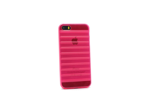 Torbica silikonska Rib za iPhone 5 pink