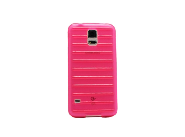 Torbica silikonska Rib za Samsung I9600 S5/G900 pink