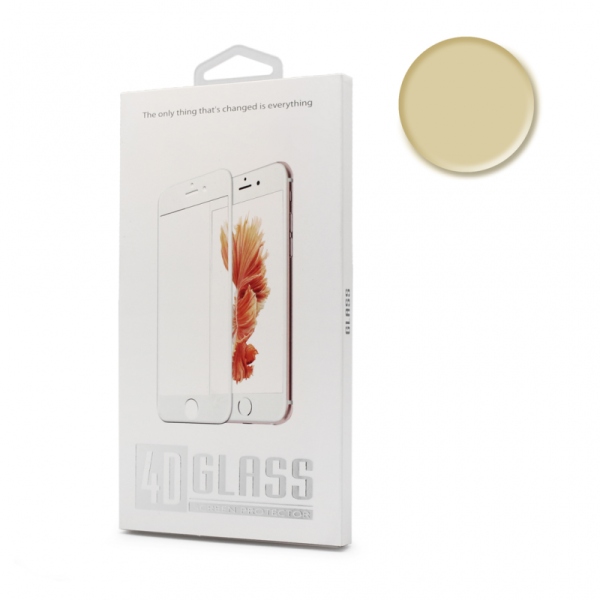 Tempered glass 4D za iPhone 7/8 zlatni