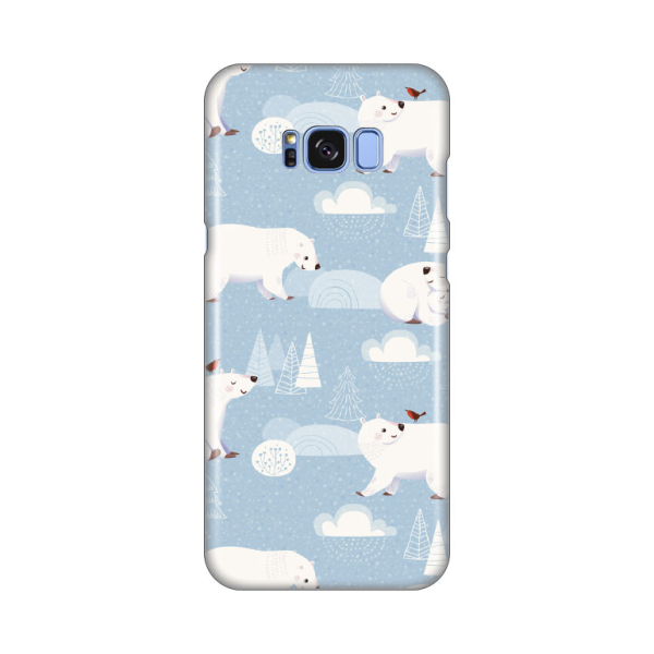 Torbica silikonska Print za Samsung G955 S8 Plus Arctic Bears