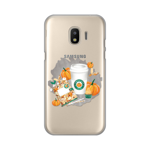 Torbica Silikonska Print Skin za Samsung J250F Galaxy J2 Pro 2018 Pumkin Spice