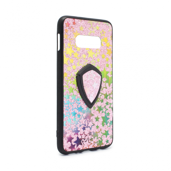 Torbica Colorful Star za Samsung G970 S10e + holder pink