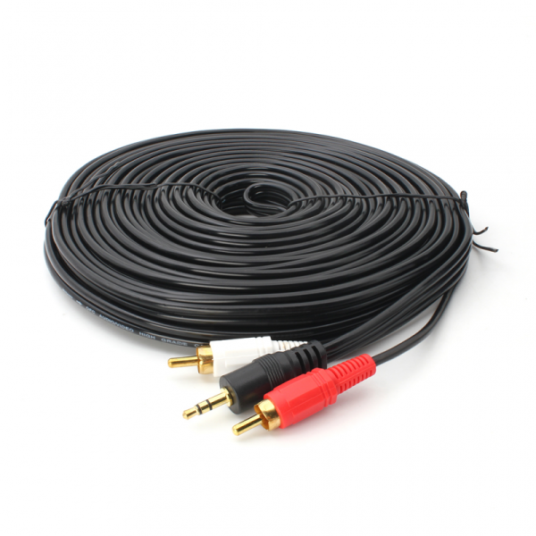 Kabl 2 RCA M na 3.5mm stereo M JWD-AUDIO4 15m  DC3.5 na 2RCA