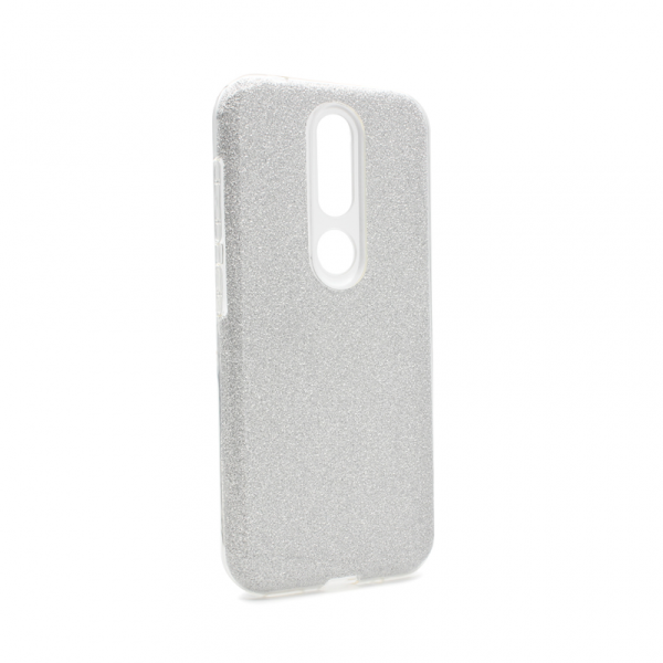 Torbica Crystal Dust za Nokia 4.2 srebrna