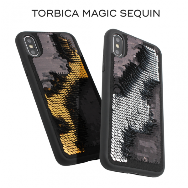 Torbica Magic Sequin za iPhone 11 Pro 5.8 srebrna