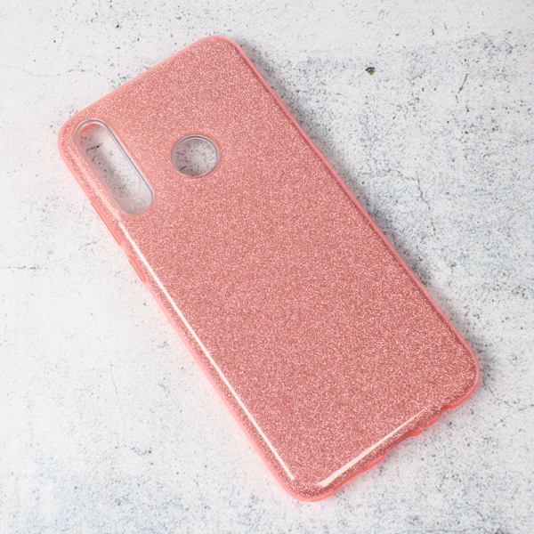 Torbica Crystal Dust za Huawei Y6p roze