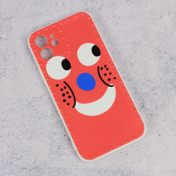 Torbica Smile face za iPhone 12 6.1 crvena
