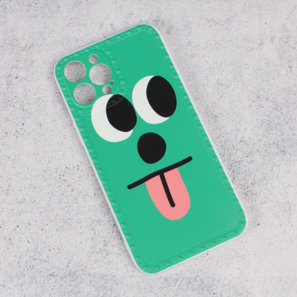 Torbica Smile face za iPhone 12 Pro Max 6.7 zelena