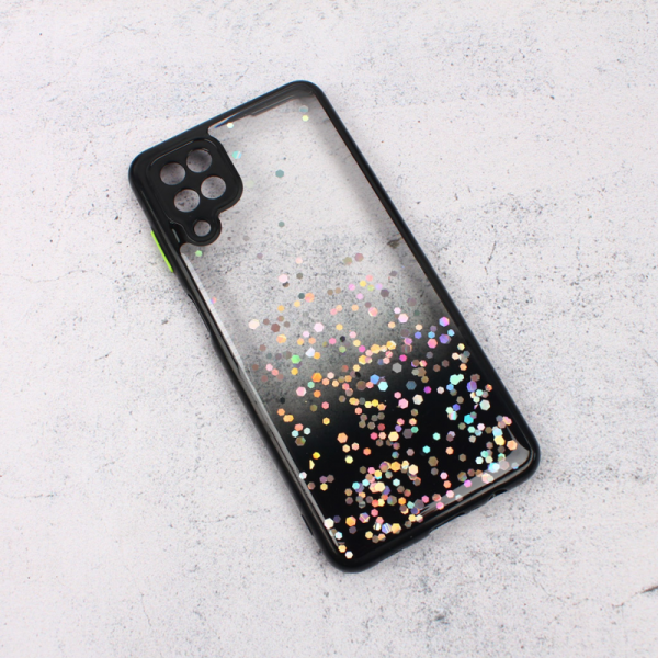 Torbica Frame Glitter za Samsung A125F Galaxy A12 crna