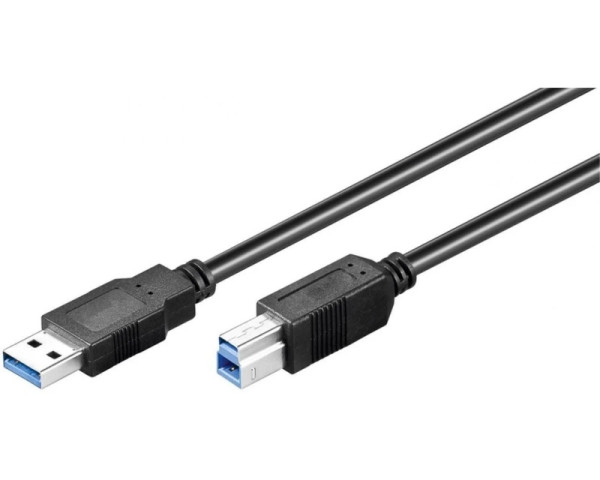 E-GREEN Kabl USB 3.0 A - USB B MM 1.8 m crni