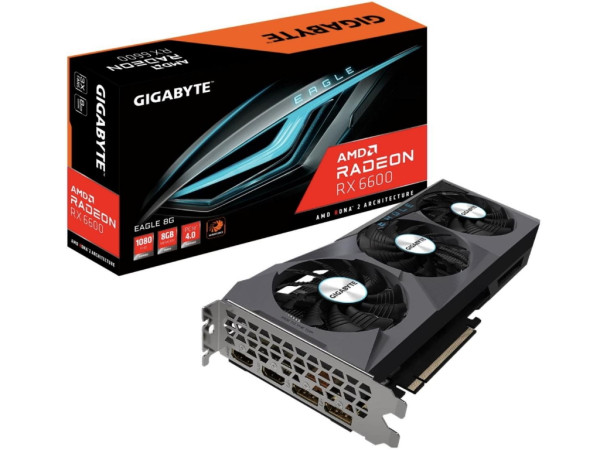 Grafička karta GIGABYTE GV-R66EAGLE-8GD AMD8GBGDDR6128bitcrna' ( 'GV-R66EAGLE-8GD' ) 