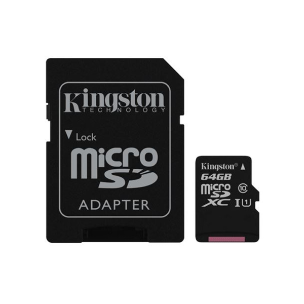 Mem. kartica KINGSTON Micro SD 64GB sa adapterom SDCS2/64GB