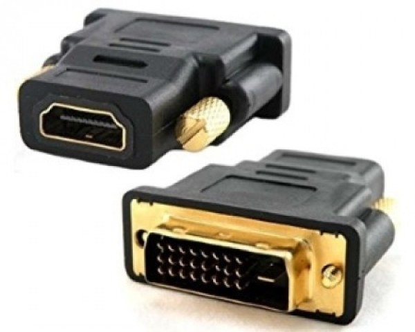 Adapter E-Green DVI-I (24+5) Dual Link (M) - HDMI (F) Black