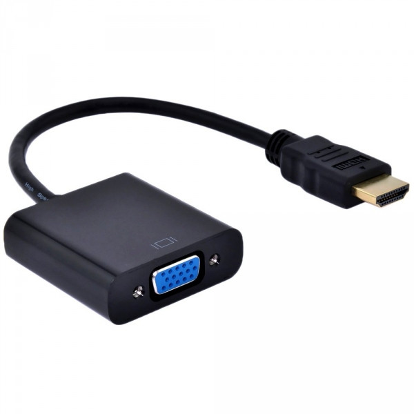 Adapter GEMBIRD HDMI to VGA with audio Black