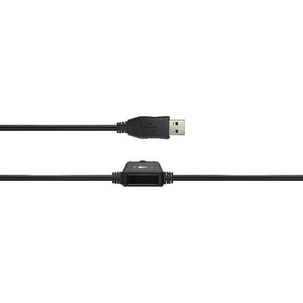 CANYON CHSU-1 basic PC headset sa mikrofonom, USB plug, leather pads, Flat cable length 2.0m, 160*60*160mm, 0.13kg, Black; ( CNS-CHSU1B )