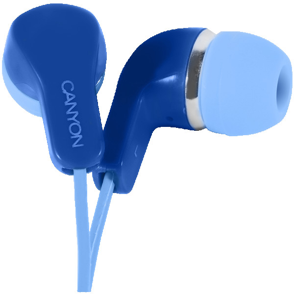 CANYON EPM-02 Slušalice sa ugrađenim mikrofonom, Blue, cable length 1.2m, 20*15*10mm, 0.013kg ( CNS-CEPM02BL ) 