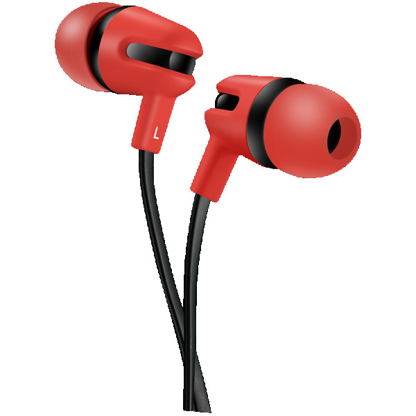 CANYON SEP-4 Stereo earphone sa mikrofonom, 1.2m flat cable, Red, 22*12*12mm, 0.013kg ( CNS-CEP4R ) 