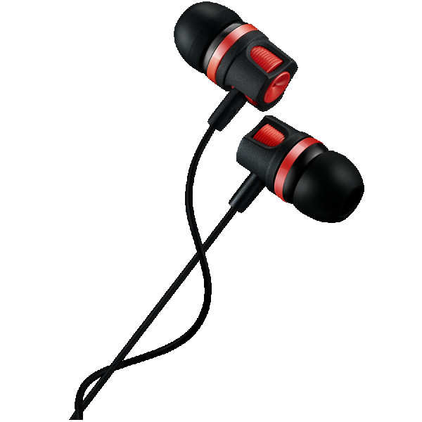 CANYON EP-3 Slušalice sa mikrofonom, Red, cable length 1.2m, 21.5*12mm, 0.011kg ( CNE-CEP3R ) 