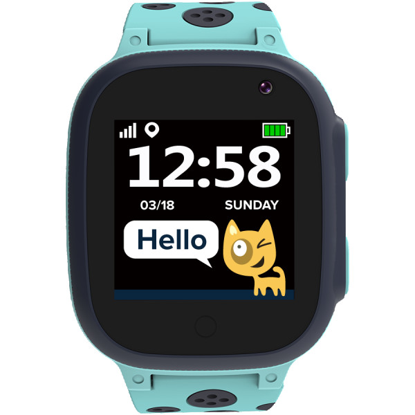Kids smartwatch, 1.44 inch colorful screen,  GPS function, Nano SIM card, 32+32MB, GSM(85090018001900MHz), 400mAh battery, compatibility wi