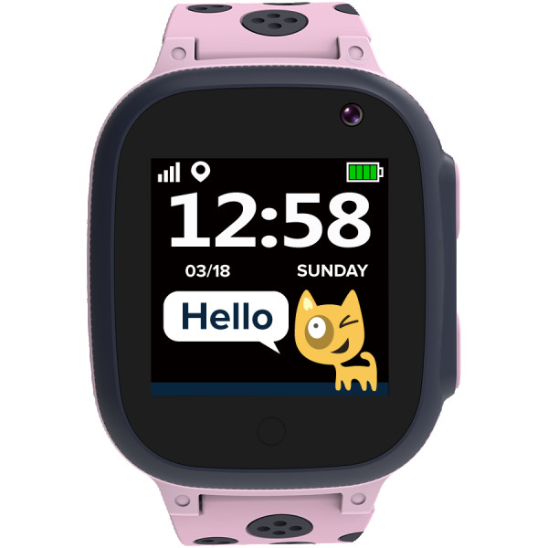 Kids smartwatch, 1.44 inch colorful screen, GPS function, Nano SIM card, 32+32MB, GSM(85090018001900MHz), 400mAh battery, compatibility wit
