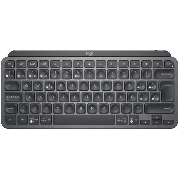 LOGITECH MX Keys Mini Minimalist Wireless Illuminated Keyboard - GRAPHITE - US INTL - 2.4GHZBT - INTNL ( 920-010498 )