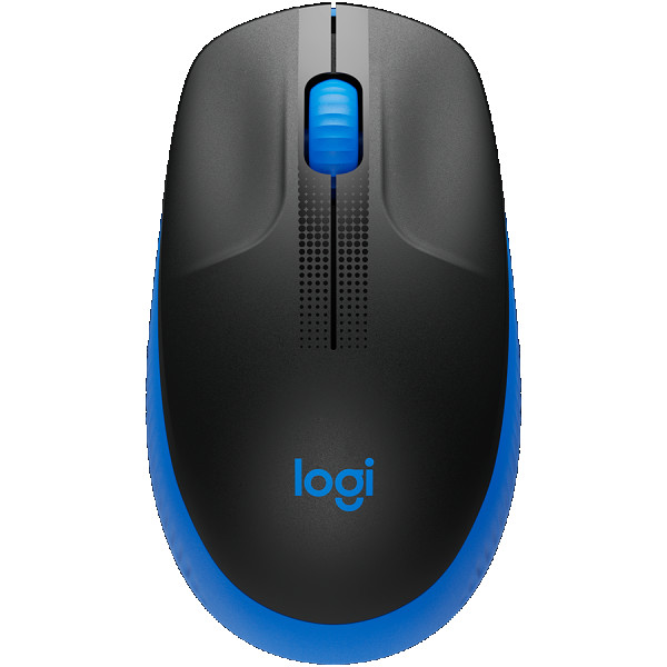 LOGITECH M190 Full-size wireless mouse - BLUE - 2.4GHZ - EMEA - M190 ( 910-005907 ) 