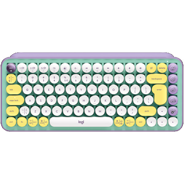 LOGITECH POP Keys Wireless Mechanical Keyboard With Emoji Keys - DAYDREAM_MINT - US INTL - BT  - INTNL - BOLT ( 920-010736 )