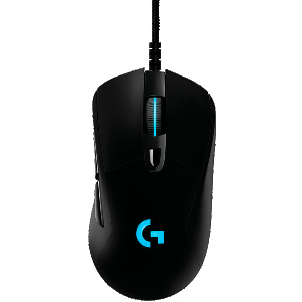 LOGITECH G403 Wired Gaming Mouse - HERO - BLACK - USB - EER2 ( 910-005632 ) 