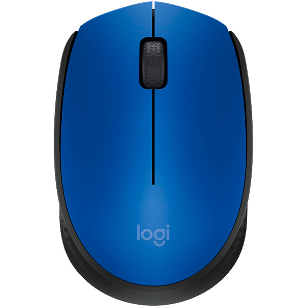 LOGITECH M171 Wireless Mouse - BLUE ( 910-004640 ) 