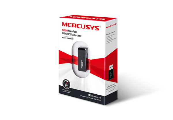 Mercusys MW300UM, N300 Wireless Mini USB Adapter ( 1130 )