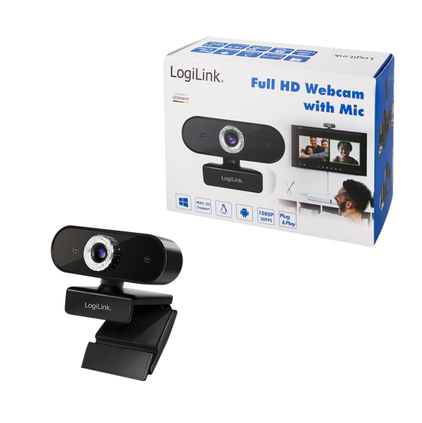 Logilink USB Webcam Pro Full HD 1920x1080p ( 2674 )