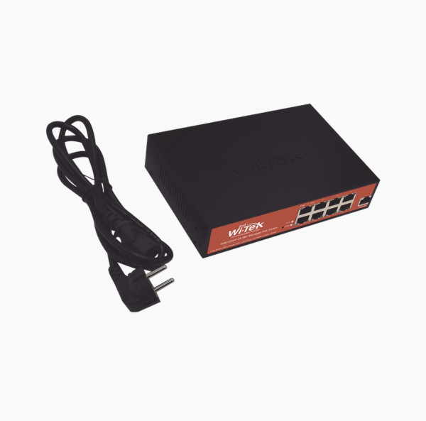 Wi-Tek WI-PMS310GF-Alien 8GE+2SFP Ports 24V/48V Mixed L2 Managed PoE Switch with 8-Port PoE ( 4234 )