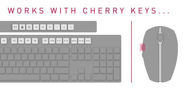 Cherry DW-5100 bežična tastatura + miš, crna ( 4286 )