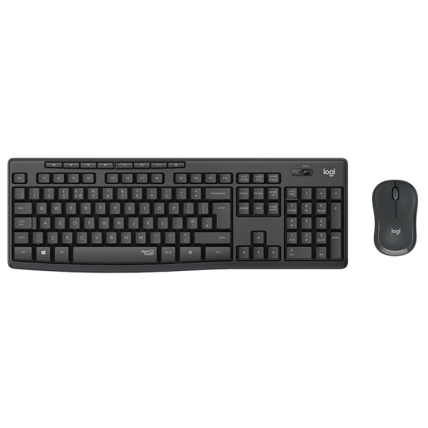 LOGITECH MK295 Silent Wireless Combo - GRAPHITE - HRV-SLV - 2.4GHZ - NA - INTNL ( 920-009809 ) 