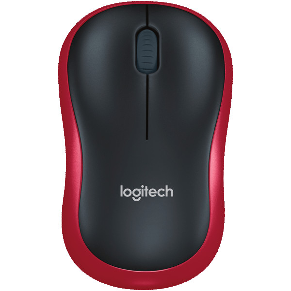 LOGITECH M185 Wireless Mouse - RED - EER2 ( 910-002240 ) 