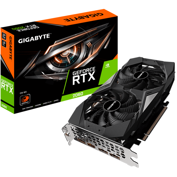 SVGA Gigabyte RTX 2060 6GB GV-N2060D6-6GD 2.0 192bit NVIDIA