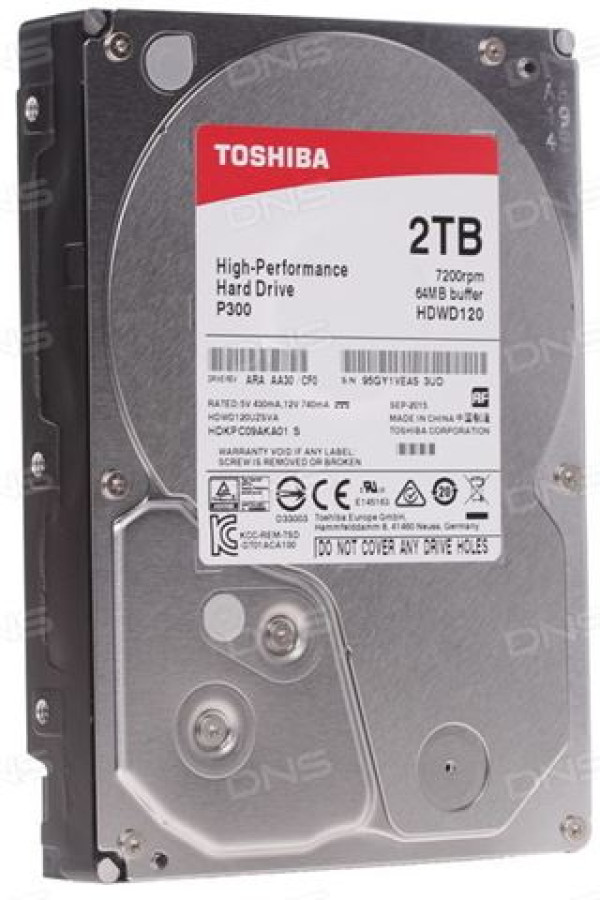 Hard Disk Toshiba P300 2TB 3.5