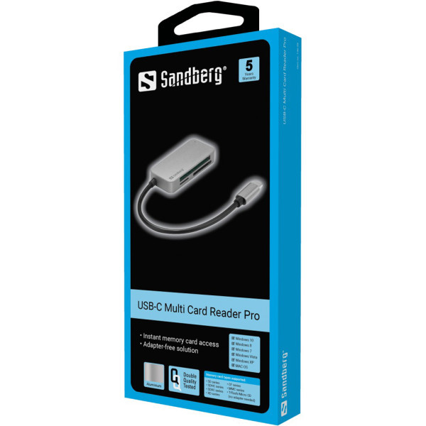 Čitač kartica Sandberg Multi CR Pro USB C 136-38