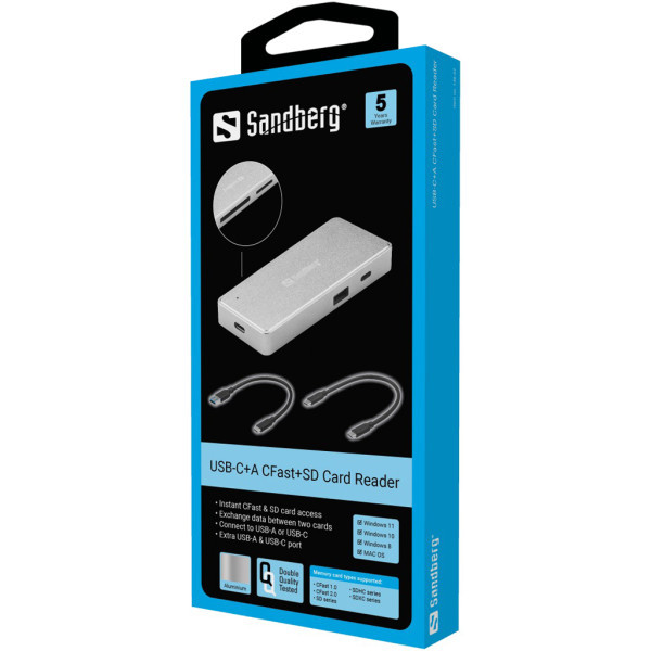 Čitač kartica Sandberg USB CA Fast 136-42