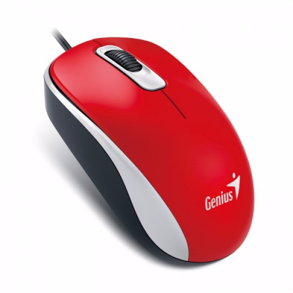 Miš Genius DX-110 Crveni USB/Optički 1000 dpi