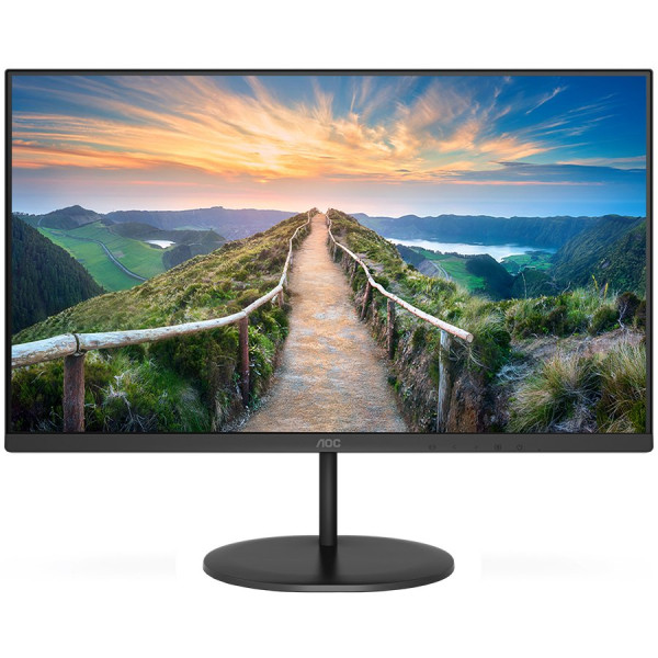 AOC Monitor LED U27V4EA 27'' 4K, 3840x2160, IPS, 1000:1, 20M:1, 4 ms, 60Hz, HDMI, DP, Speakers, Adaptive Sync, Tilt, 3y ( U27V4EA ) 