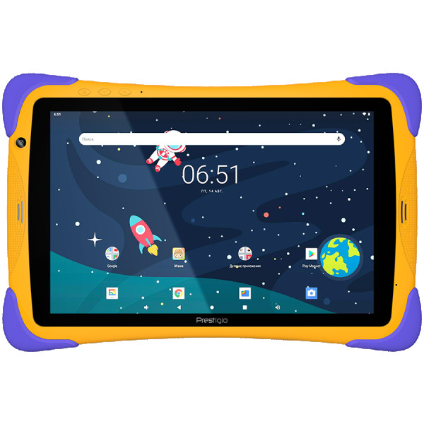 Prestigio SmartKids UP, 10.1'' (1280*800) IPS display, Android 10 (Go edition), up to 1.5GHz Quad Core RK3326 CPU, 1GB + 16GB, BT 4.0, WiFi,