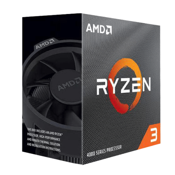 CPU AM4 AMD Ryzen 3 4100 4 cores 3.8GHz Box