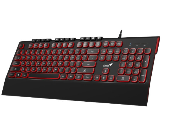 GENIUS SlimStar 280 USB YU crno crvena tastatura