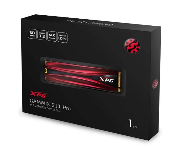 A-DATA 1TB M.2 PCIe Gen3 x4 XPG GAMMIX S11 Pro AGAMMIXS11P-1TT-C SSD