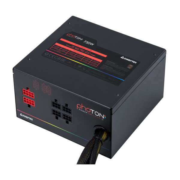 Napajanje 750W Chieftec CTG-750C-RGB Photon 14cm ATX BOX 80+ Bronz RGB Led