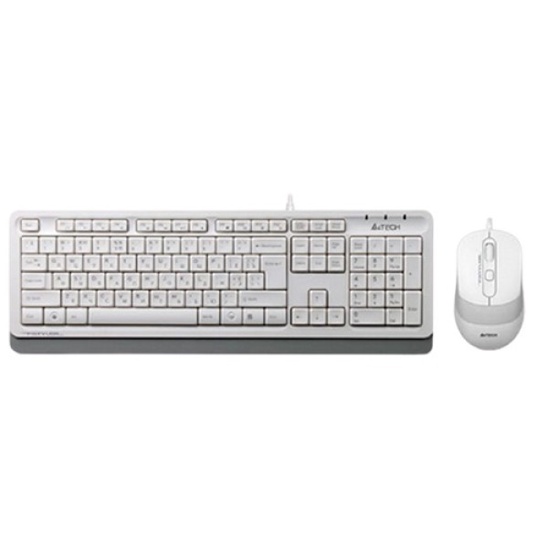 Tastatura i miš A4 Tech F1010 Bela