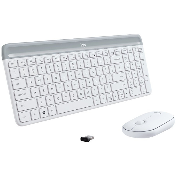 LOGITECH MK470 Slim Wireless Combo - OFF-WHITE - US INTL ( 920-009205 ) 